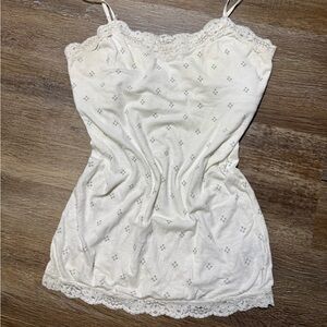 Y2K Women’s Laced Aeropostale Flower Tank Top‎